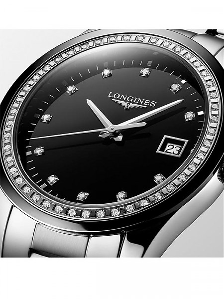 ساعت مچی زنانه لونژین مجموعه کانکوئیست کلاسیک مدل L2.387.0.57.6