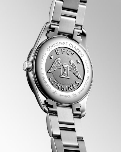 ساعت مچی زنانه لونژین مجموعه کانکوئیست کلاسیک مدل L2.387.0.87.6