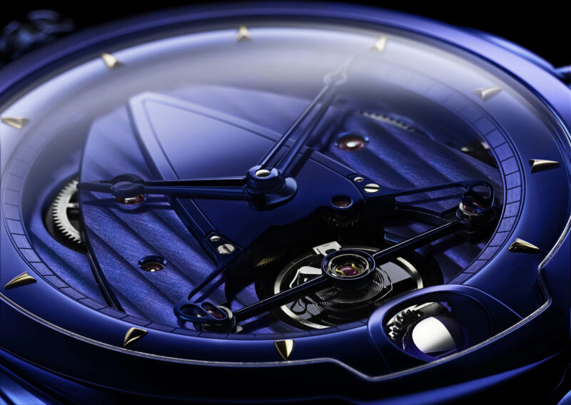 De Bethune DB 28 ‘Kind of Blue’ Tourbillon | عجیب ترین ساعت مچی های دنیا