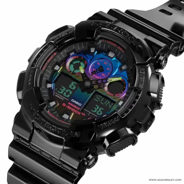 ساعت مچی کاسیو مدل GA-100RGB-1ADR