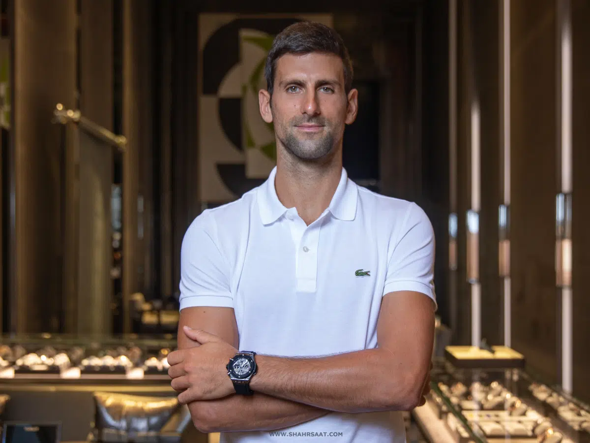نواک جوکوویچ Novak Djokovic و برند ساعت مچی هابلوت 